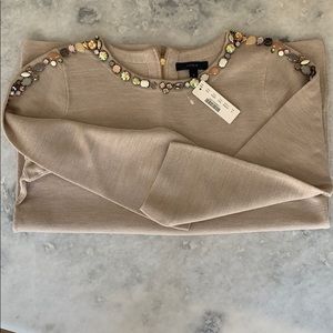 J. Crew Jeweled Neck Size Small Sweater